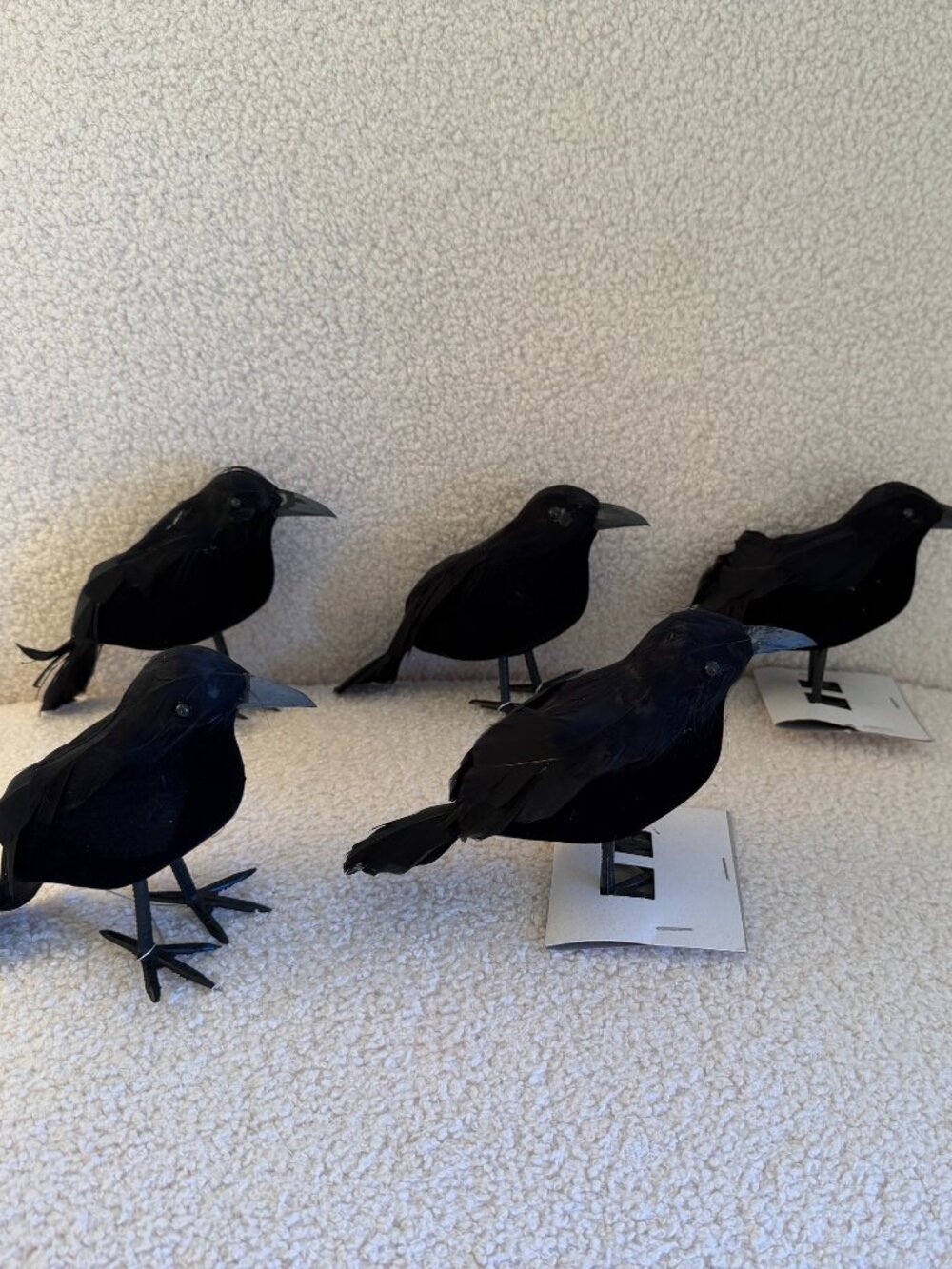 Set of 5 Mini Black Crows from Ashland
